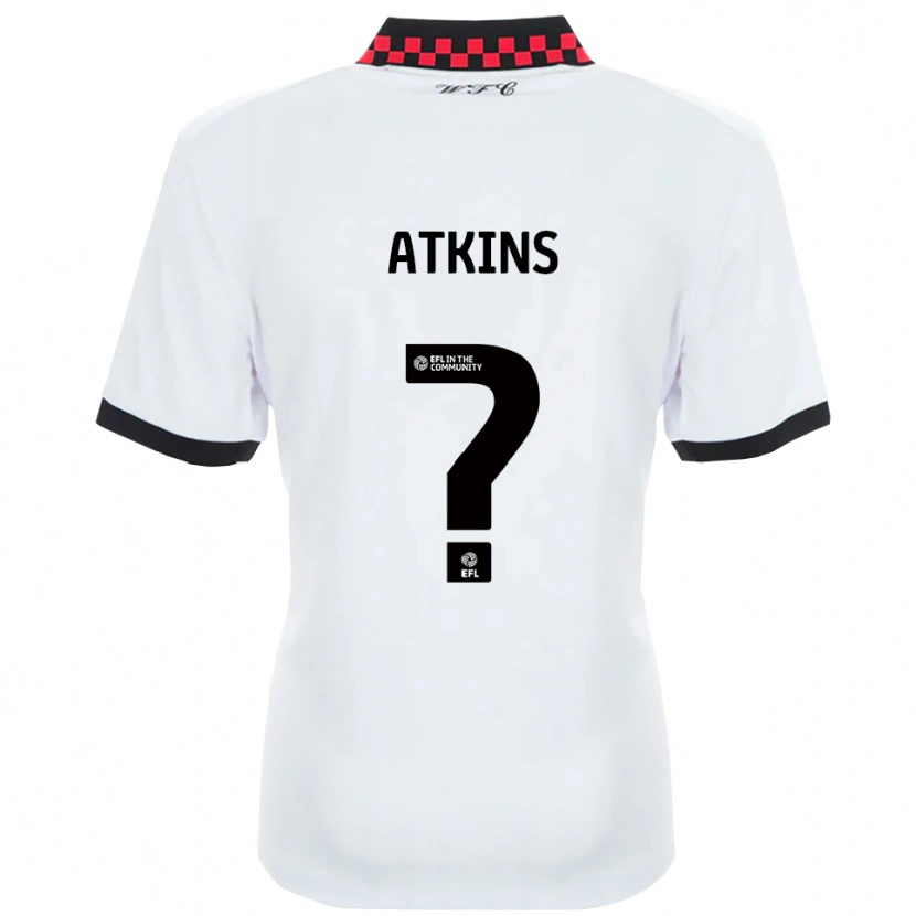 Danxen Criança Camisola Shian Atkins #0 Branco Preto Alternativa 2025/26 Camisa Brasil