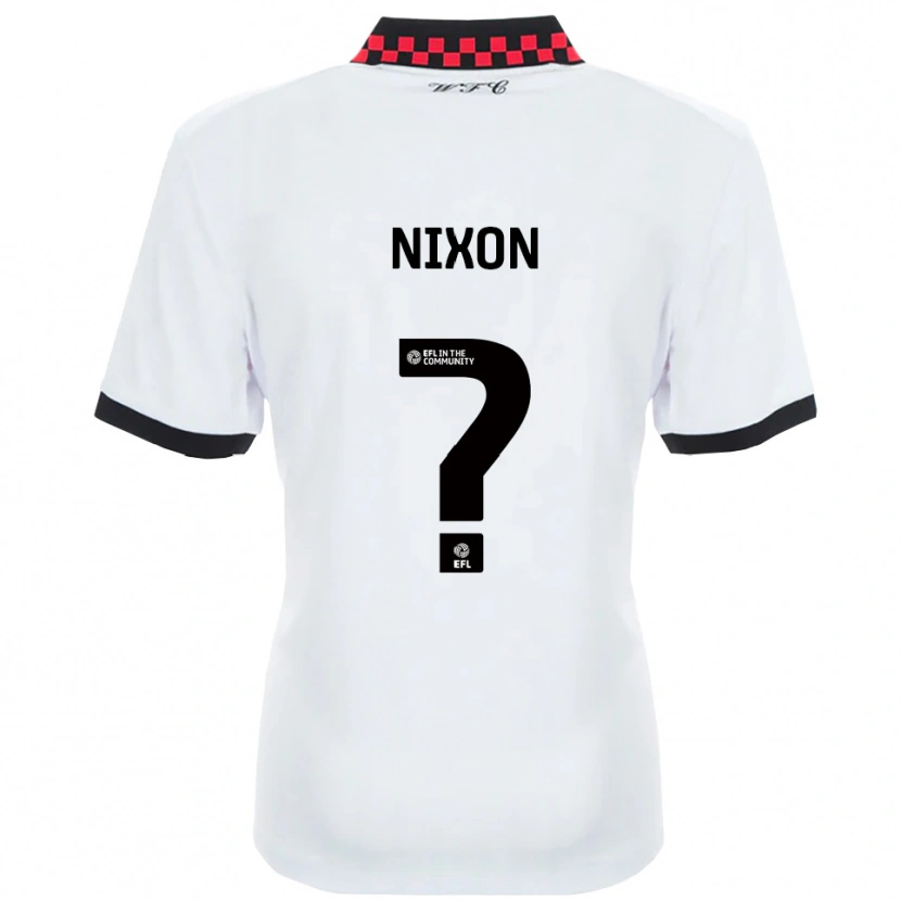 Danxen Criança Camisola Freya Nixon #0 Branco Preto Alternativa 2025/26 Camisa Brasil