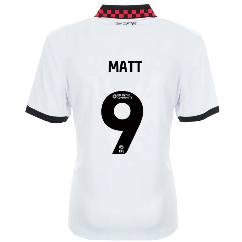 Danxen Criança Camisola Jamille Matt #9 Branco Preto Alternativa 2025/26 Camisa Brasil