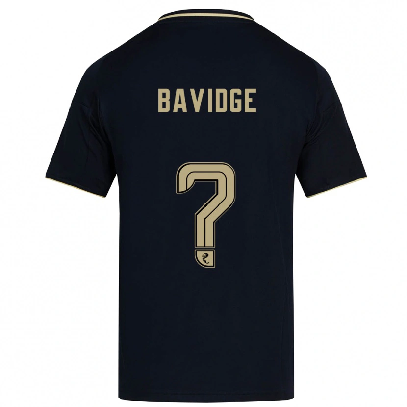 Danxen Criança Camisola Alfie Bavidge #0 Azul Marinho Dourado Alternativa 2025/26 Camisa Brasil