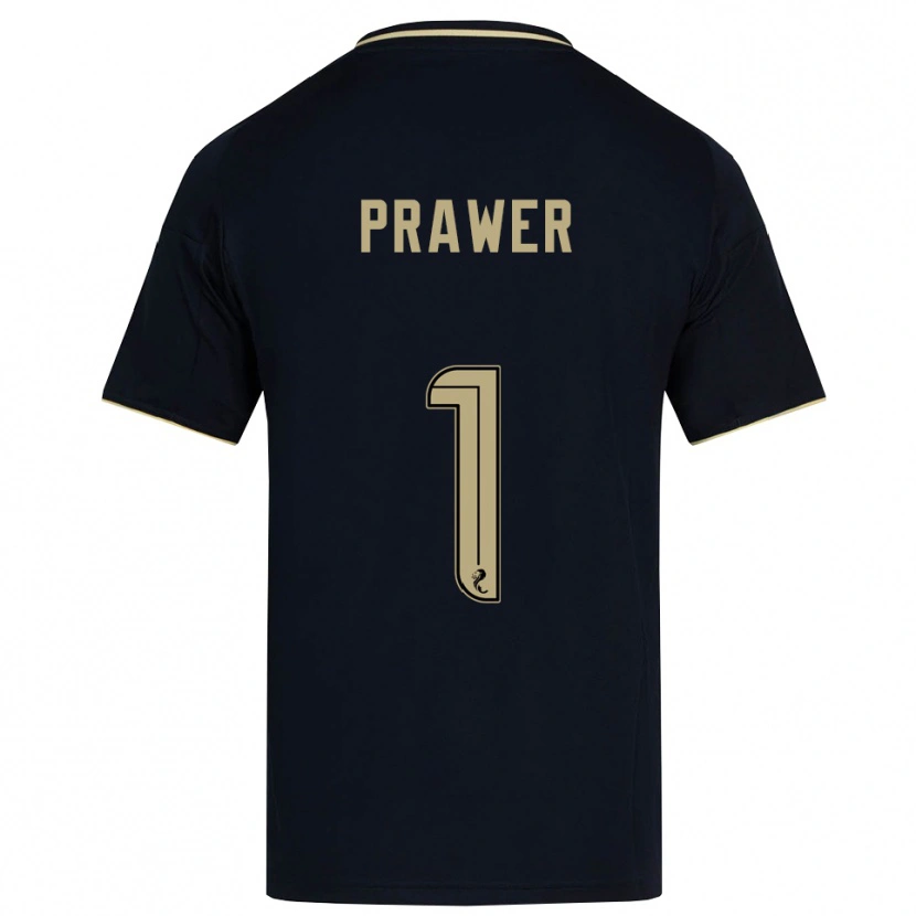 Danxen Criança Camisola Anna Prawer #1 Azul Marinho Dourado Alternativa 2025/26 Camisa Brasil