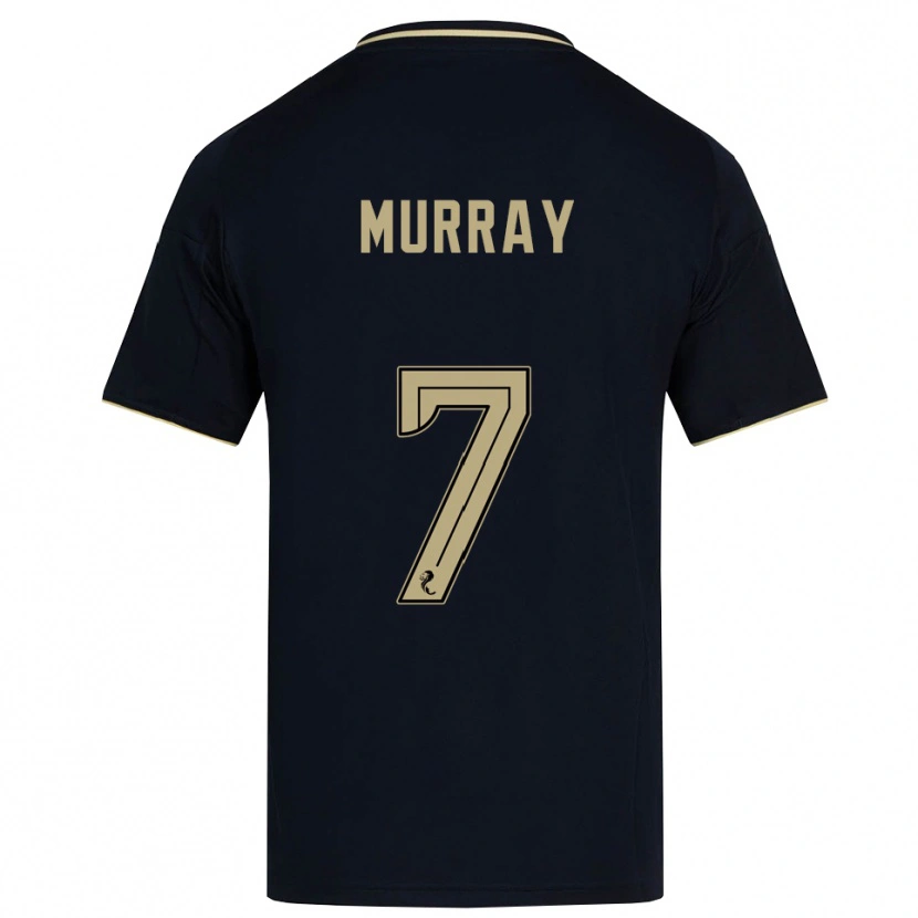 Danxen Criança Camisola Phoebe Murray #7 Azul Marinho Dourado Alternativa 2025/26 Camisa Brasil