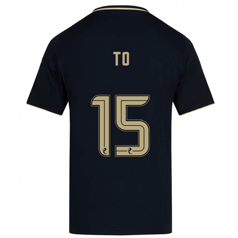 Danxen Criança Camisola Zack To #15 Azul Marinho Dourado Alternativa 2025/26 Camisa Brasil