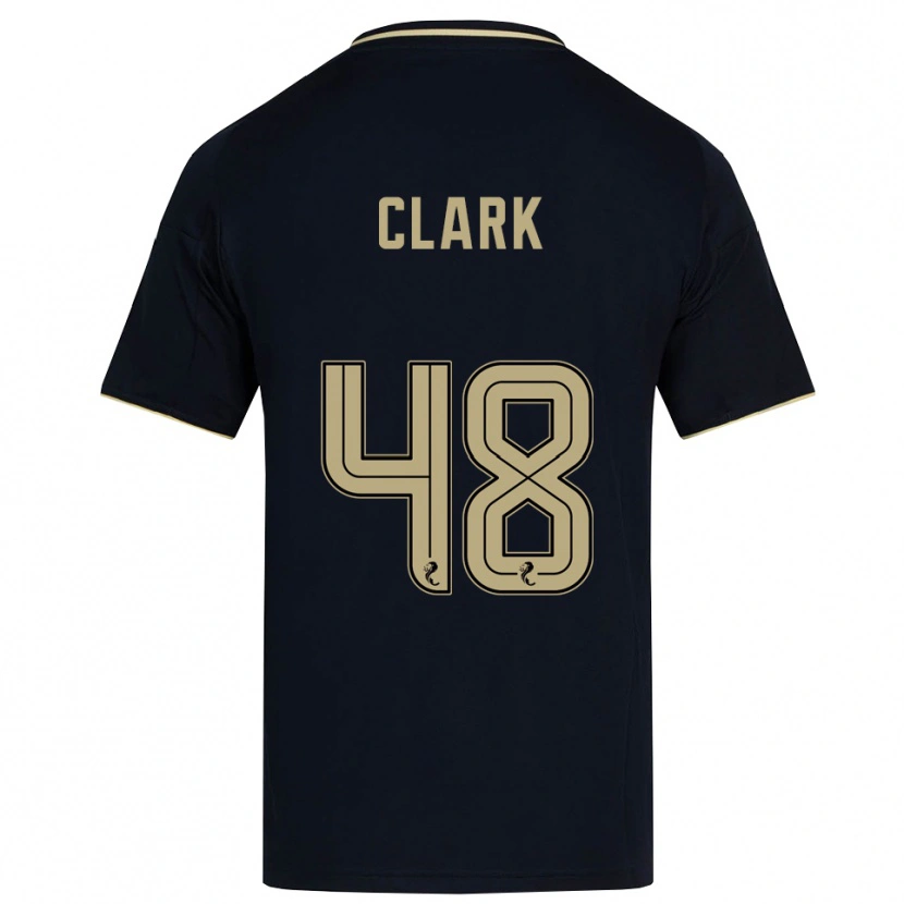 Danxen Criança Camisola Ellis Clark #48 Azul Marinho Dourado Alternativa 2025/26 Camisa Brasil