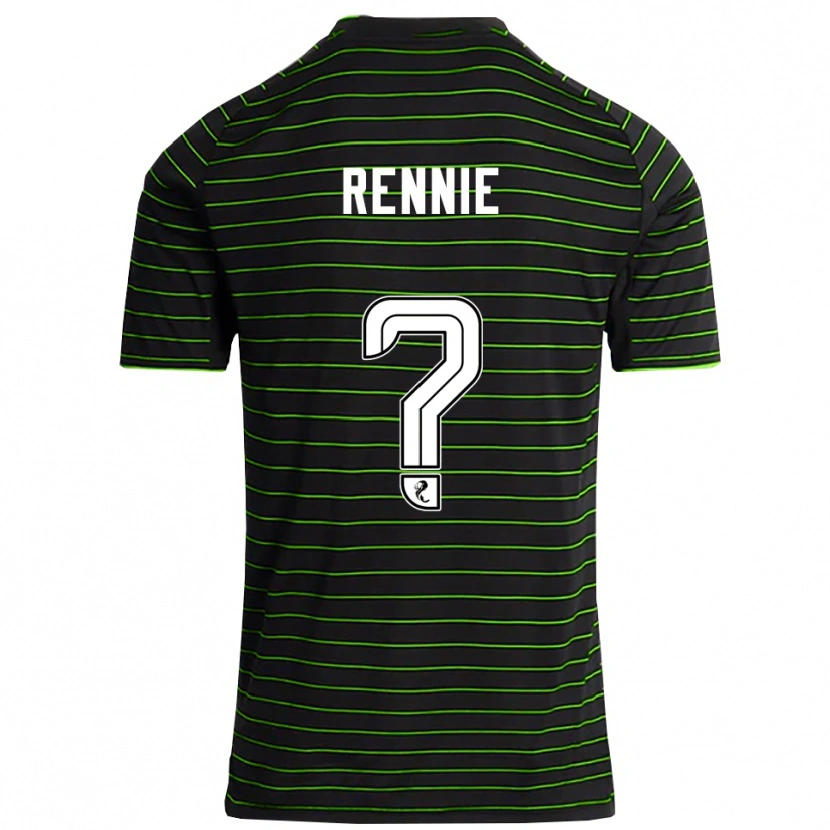 Danxen Criança Camisola Erskine Rennie #0 Preto Verde Alternativa 2025/26 Camisa Brasil