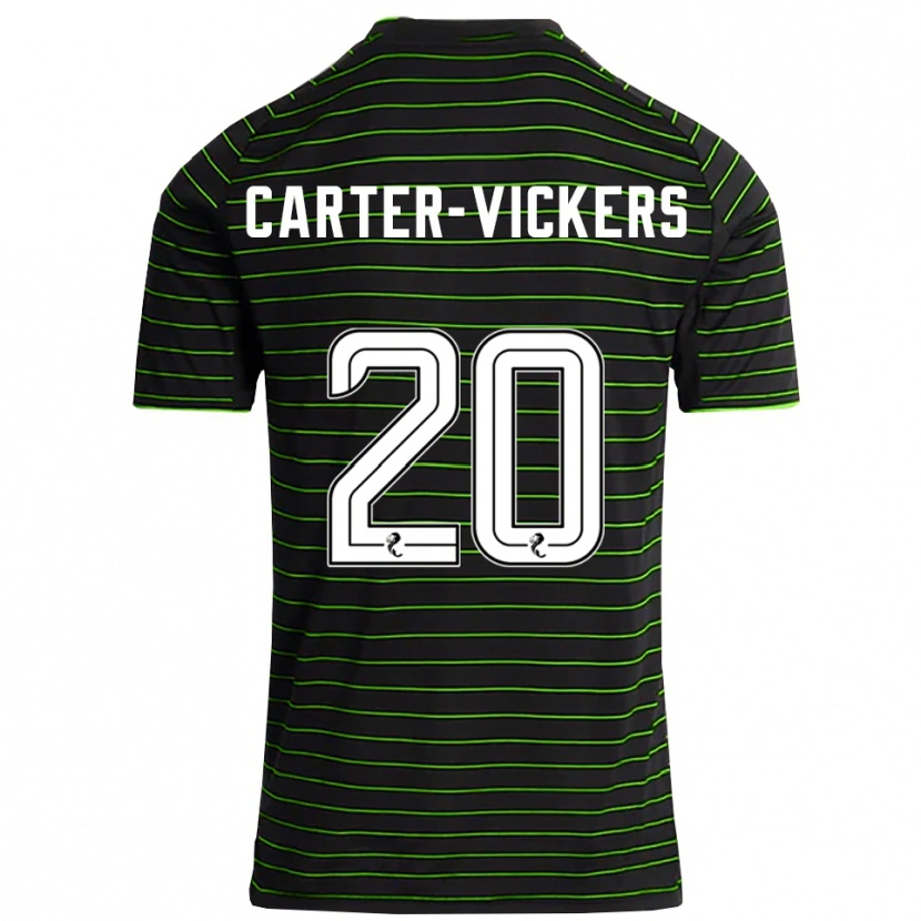 Danxen Criança Camisola Cameron Carter-Vickers #20 Preto Verde Alternativa 2025/26 Camisa Brasil