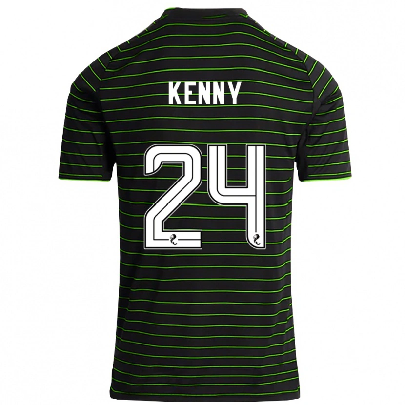 Danxen Criança Camisola Johnny Kenny #24 Preto Verde Alternativa 2025/26 Camisa Brasil