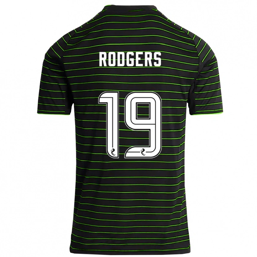 Danxen Criança Camisola Lisa Rodgers #19 Preto Verde Alternativa 2025/26 Camisa Brasil