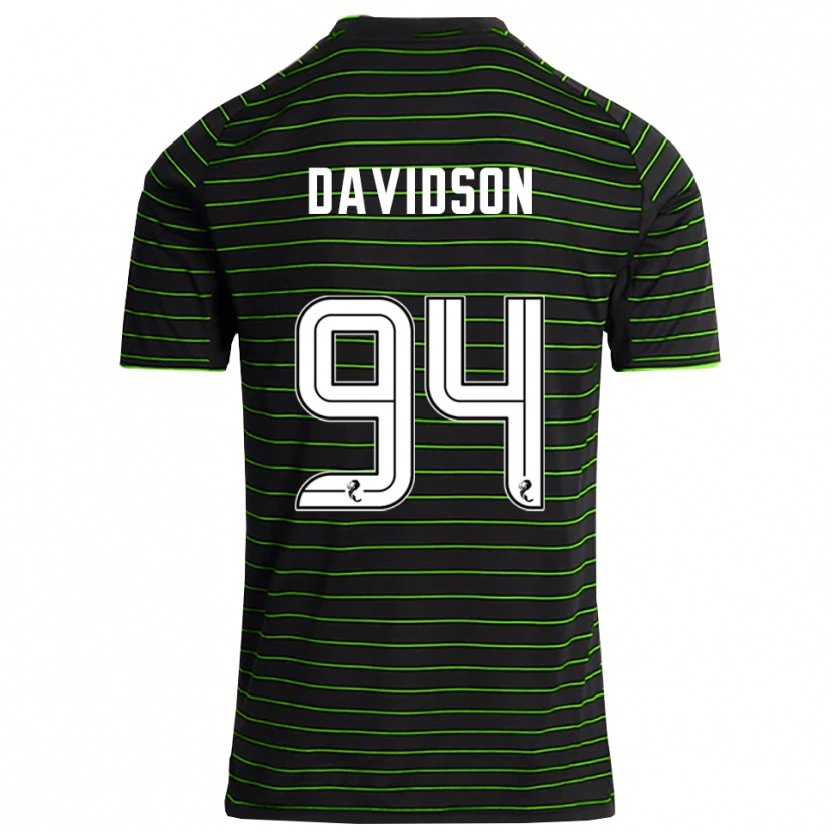 Danxen Criança Camisola Bruno Davidson #94 Preto Verde Alternativa 2025/26 Camisa Brasil