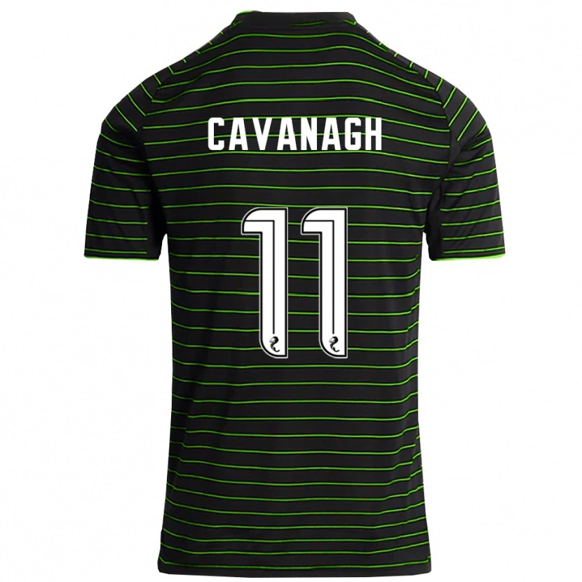 Danxen Criança Camisola Colette Cavanagh #11 Preto Verde Alternativa 2025/26 Camisa Brasil