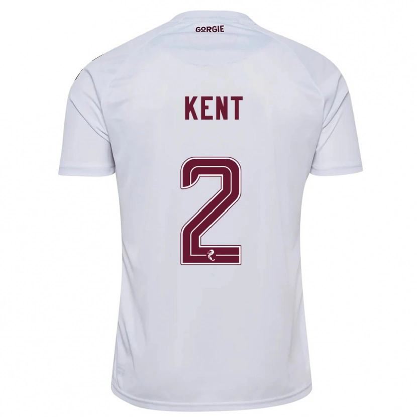 Danxen Criança Camisola Frankie Kent #2 Branco Vinho Alternativa 2025/26 Camisa Brasil