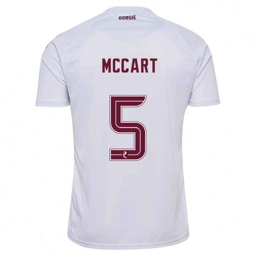 Danxen Criança Camisola Jamie Mccart #5 Branco Vinho Alternativa 2025/26 Camisa Brasil