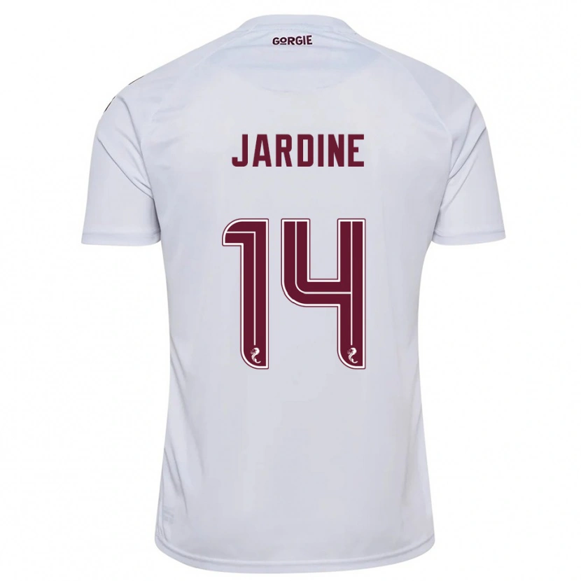 Danxen Criança Camisola Kayla Jardine #14 Branco Vinho Alternativa 2025/26 Camisa Brasil
