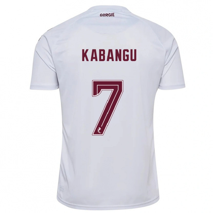 Danxen Criança Camisola Elton Kabangu #7 Branco Vinho Alternativa 2025/26 Camisa Brasil
