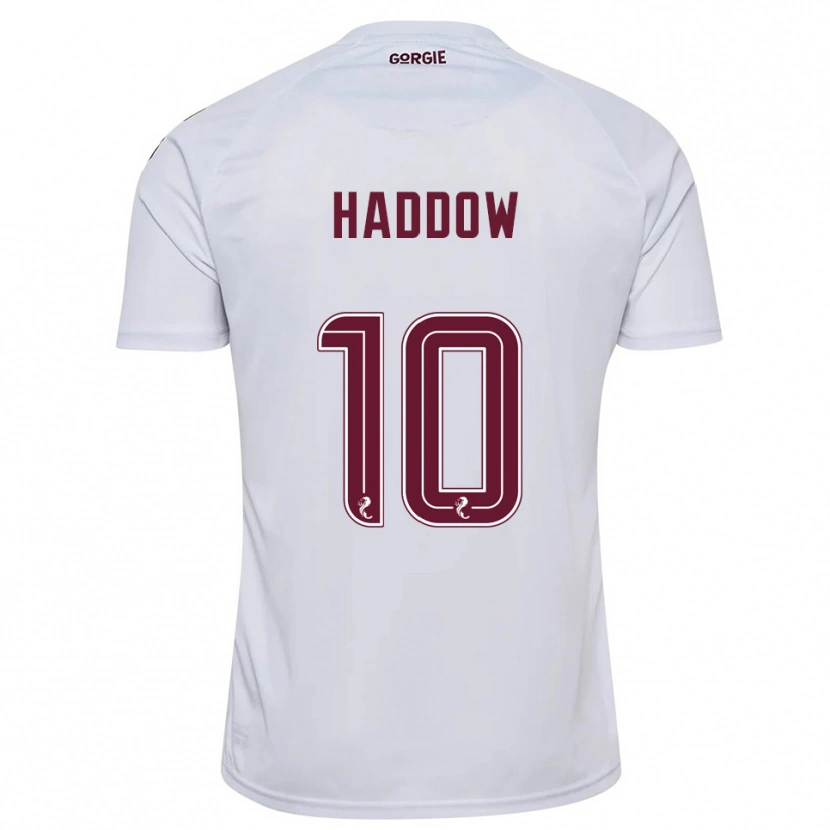 Danxen Criança Camisola Aiden Haddow #10 Branco Vinho Alternativa 2025/26 Camisa Brasil