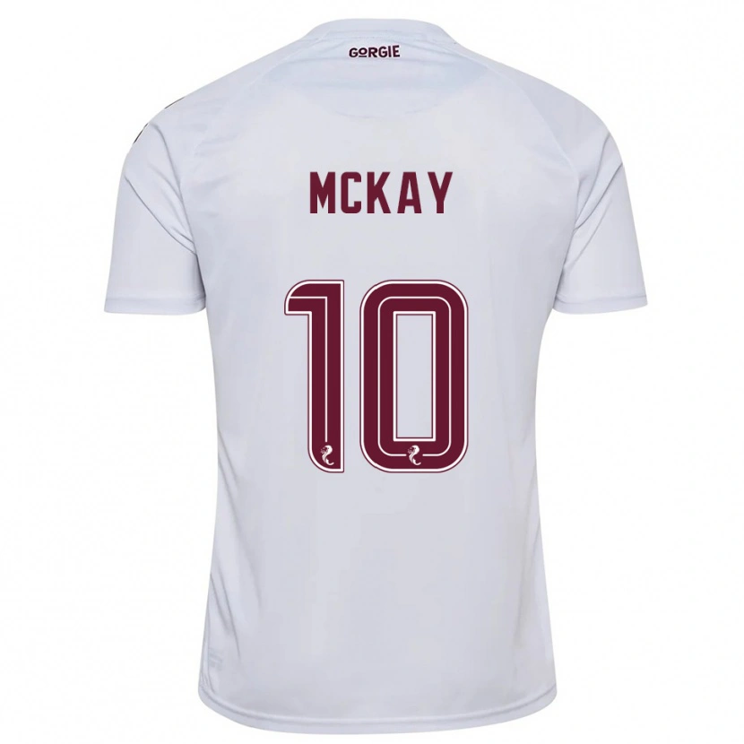 Danxen Criança Camisola Barrie Mckay #10 Branco Vinho Alternativa 2025/26 Camisa Brasil
