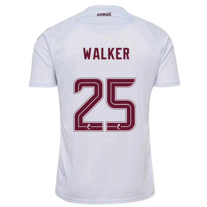Danxen Criança Camisola Liam Walker #25 Branco Vinho Alternativa 2025/26 Camisa Brasil