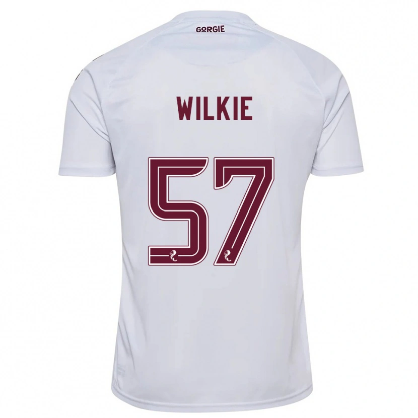 Danxen Criança Camisola Coupar Wilkie #57 Branco Vinho Alternativa 2025/26 Camisa Brasil
