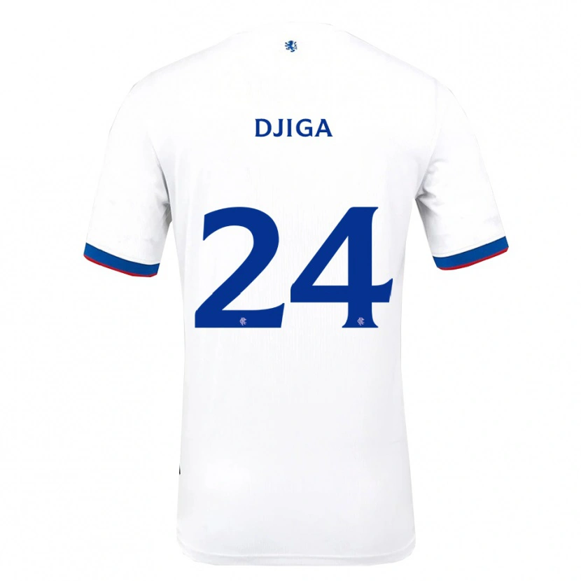 Danxen Criança Camisola Nasser Djiga #24 Branco Vermelho Azul Alternativa 2025/26 Camisa Brasil