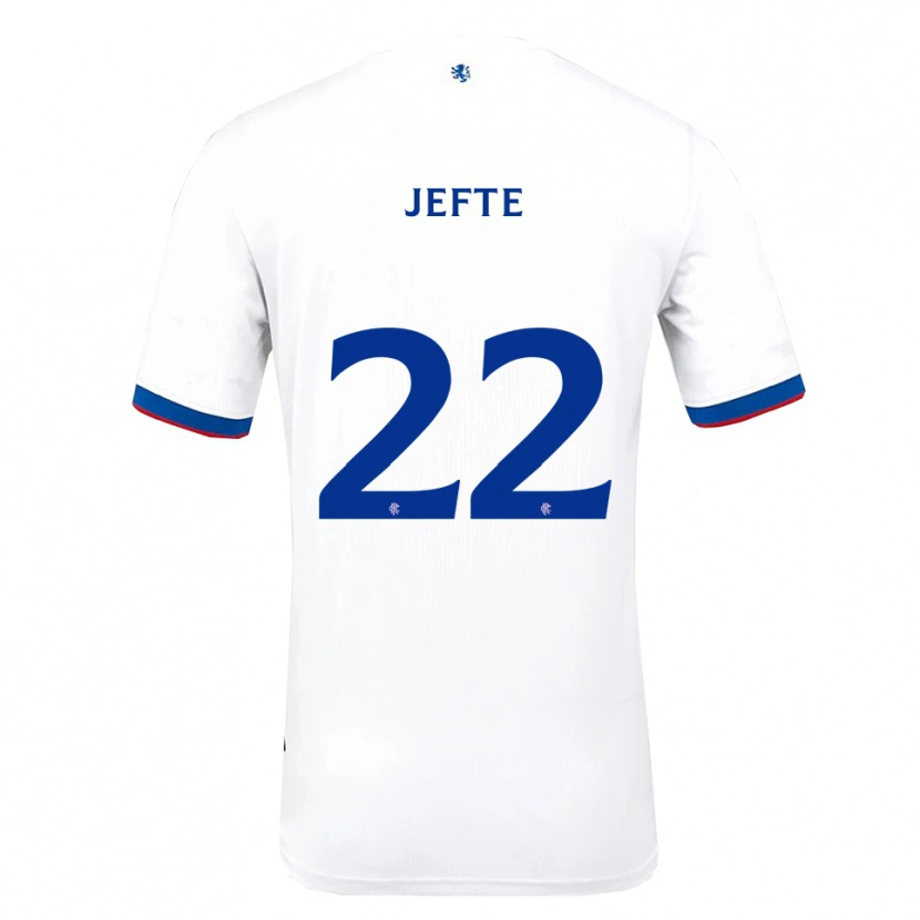 Danxen Criança Camisola Jefté #22 Branco Vermelho Azul Alternativa 2025/26 Camisa Brasil