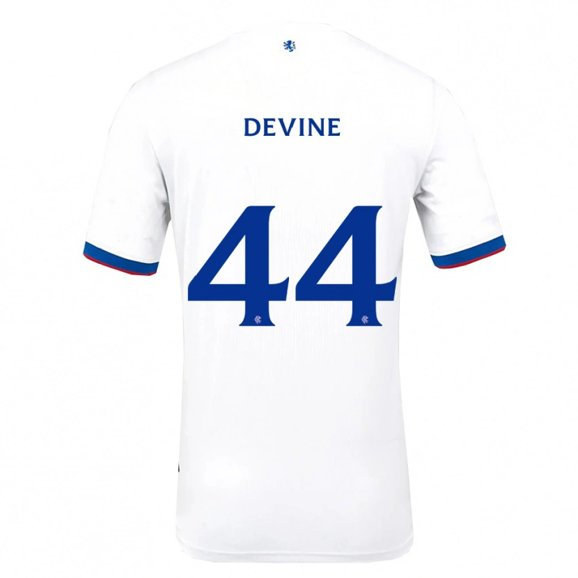 Danxen Criança Camisola Adam Devine #44 Branco Vermelho Azul Alternativa 2025/26 Camisa Brasil