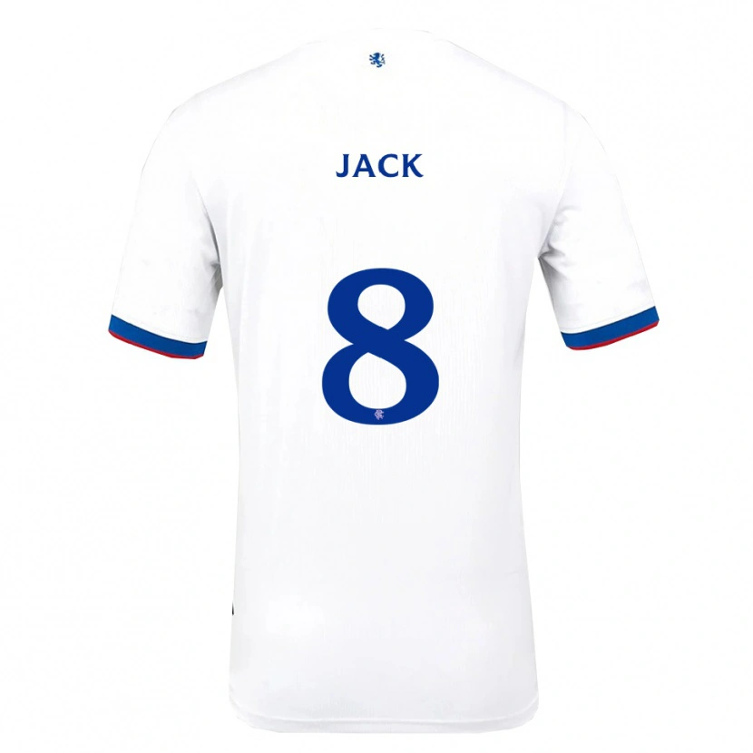 Danxen Criança Camisola Ryan Jack #8 Branco Vermelho Azul Alternativa 2025/26 Camisa Brasil