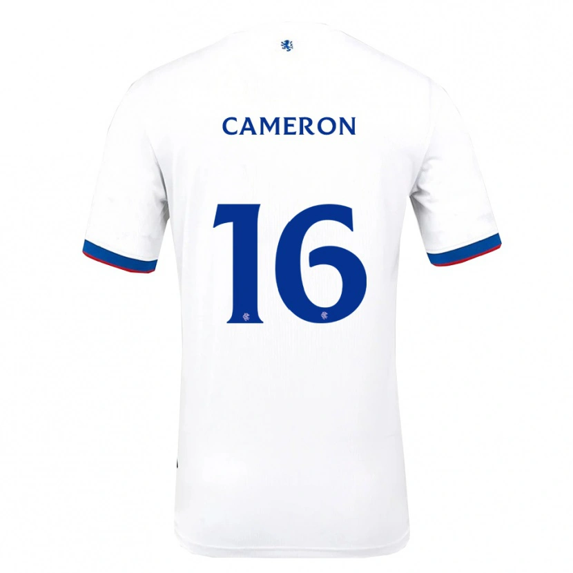 Danxen Criança Camisola Lyall Cameron #16 Branco Vermelho Azul Alternativa 2025/26 Camisa Brasil