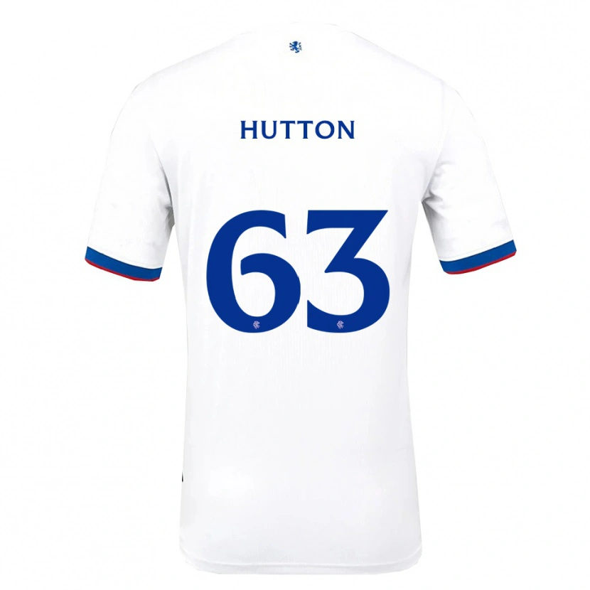 Danxen Criança Camisola Zander Hutton #63 Branco Vermelho Azul Alternativa 2025/26 Camisa Brasil