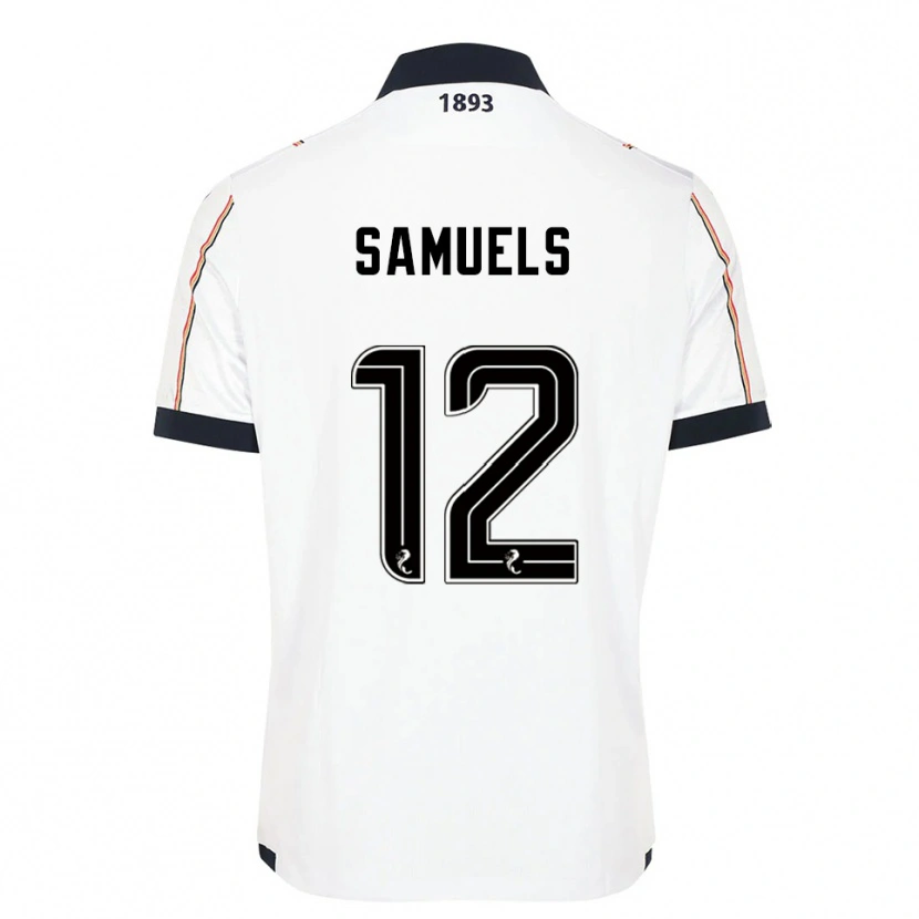 Danxen Criança Camisola Imari Samuels #12 Branco Azul Marinho Vermelho Alternativa 2025/26 Camisa Brasil