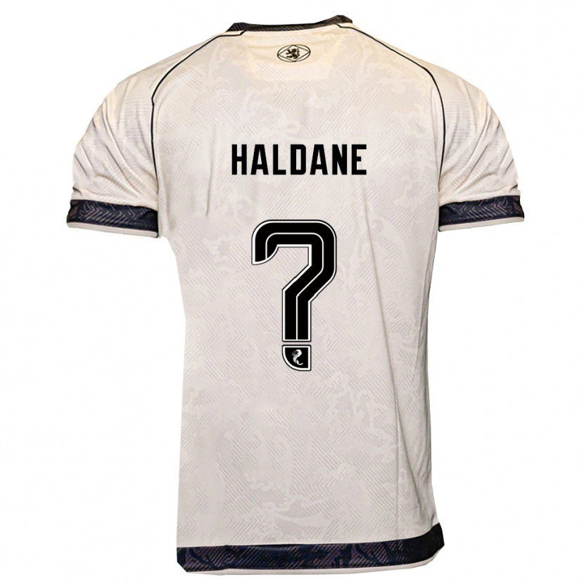 Danxen Criança Camisola Lewis Haldane #0 Branco Preto Alternativa 2025/26 Camisa Brasil