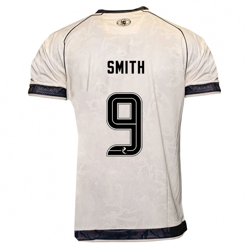 Danxen Criança Camisola Robyn Smith #9 Branco Preto Alternativa 2025/26 Camisa Brasil
