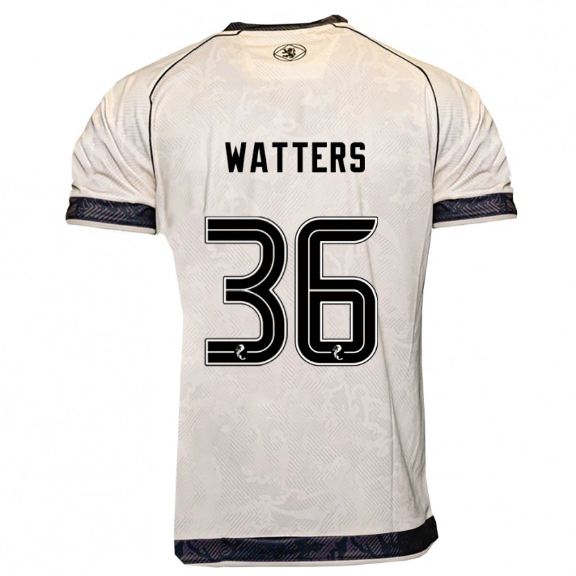 Danxen Criança Camisola Max Watters #36 Branco Preto Alternativa 2025/26 Camisa Brasil