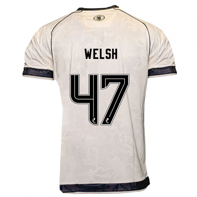 Danxen Criança Camisola Harry Welsh #47 Branco Preto Alternativa 2025/26 Camisa Brasil