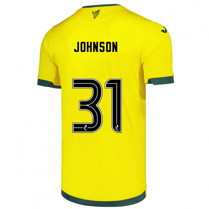 Danxen Criança Camisola Murray Johnson #31 Amarelo Verde Alternativa 2025/26 Camisa Brasil