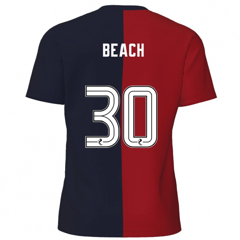 Danxen Criança Camisola Eddie Beach #30 Vermelho Azul Marinho Alternativa 2025/26 Camisa Brasil