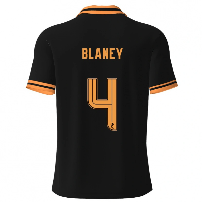 Danxen Criança Camisola Shane Blaney #4 Preto Amarelo Alternativa 2025/26 Camisa Brasil