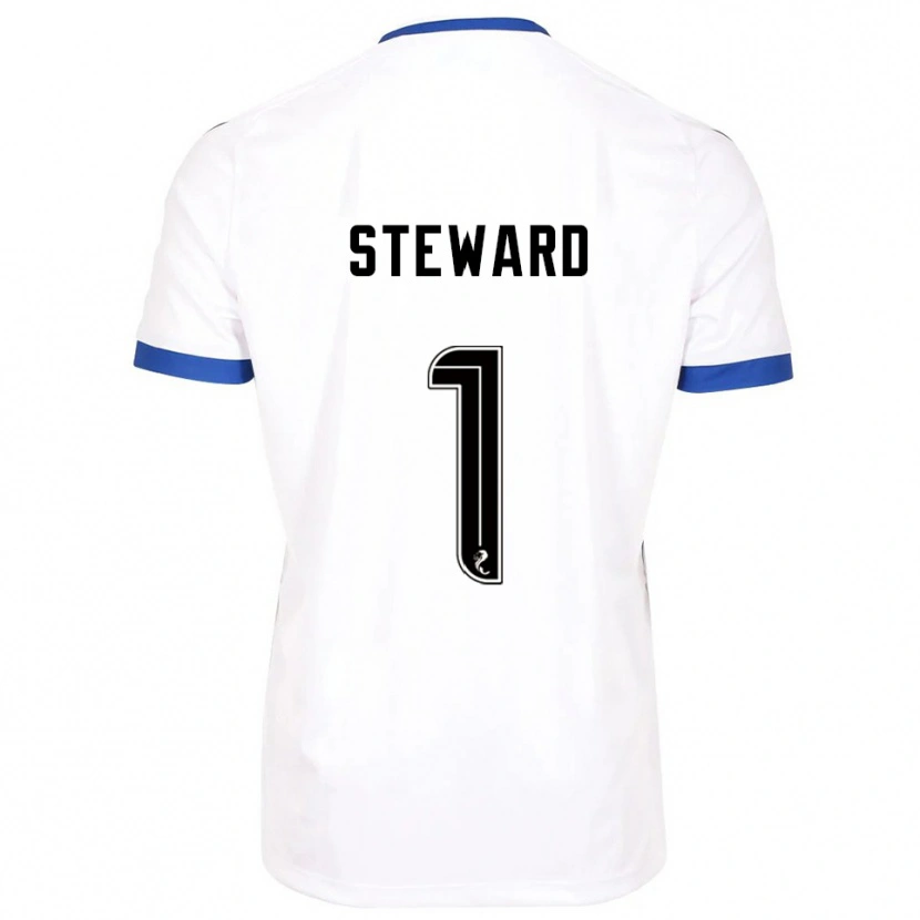 Danxen Criança Camisola Toby Steward #1 Branco Azul Alternativa 2025/26 Camisa Brasil
