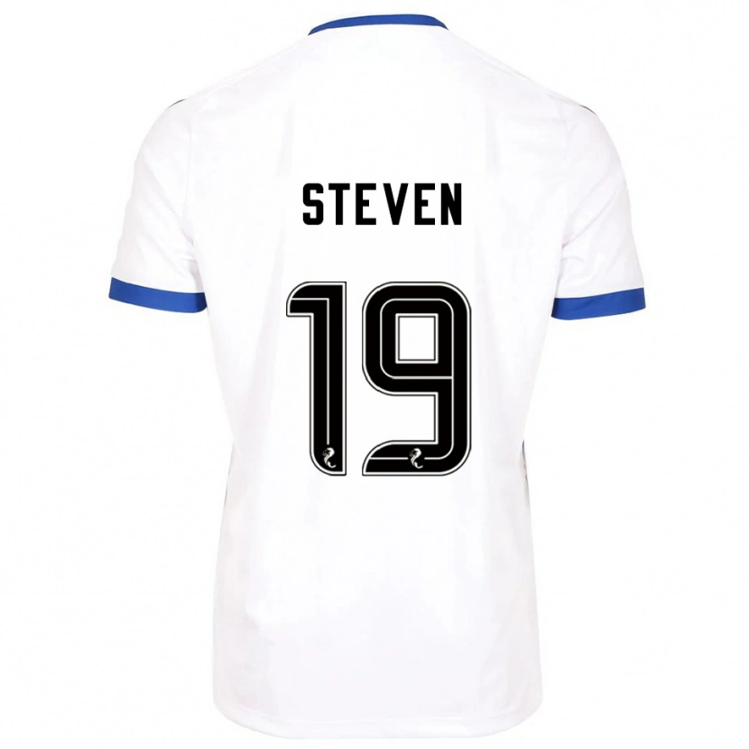 Danxen Criança Camisola Taylor Steven #19 Branco Azul Alternativa 2025/26 Camisa Brasil