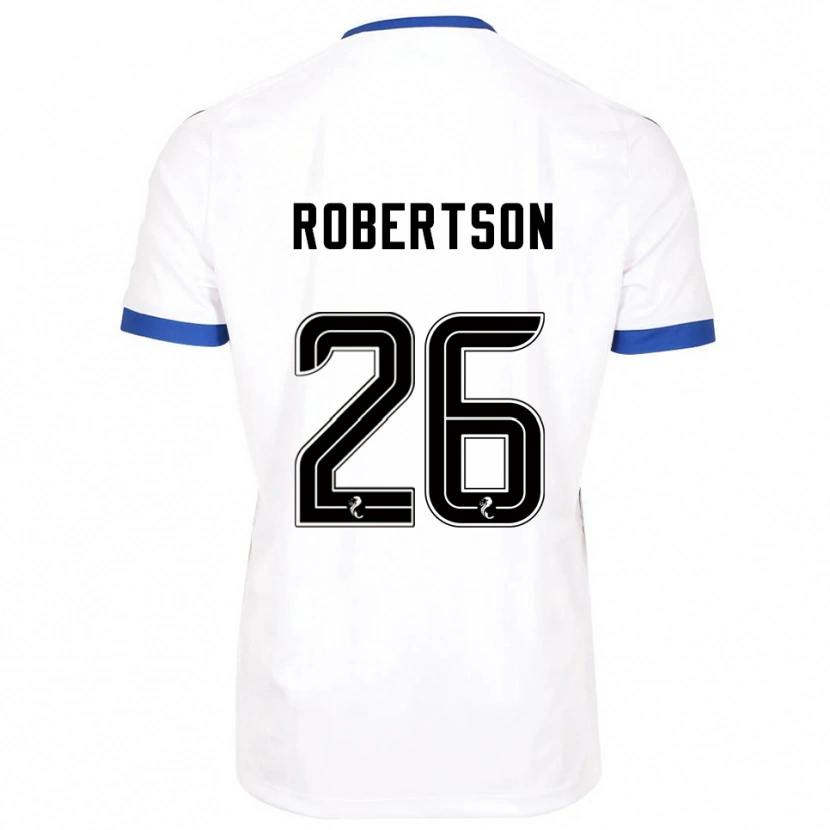 Danxen Criança Camisola Rebecca Robertson #26 Branco Azul Alternativa 2025/26 Camisa Brasil