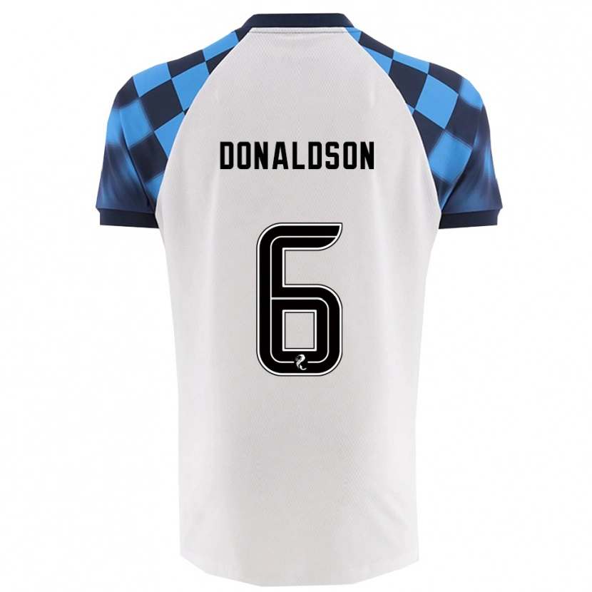 Danxen Criança Camisola Coll Donaldson #6 Branco Azul Celeste Alternativa 2025/26 Camisa Brasil