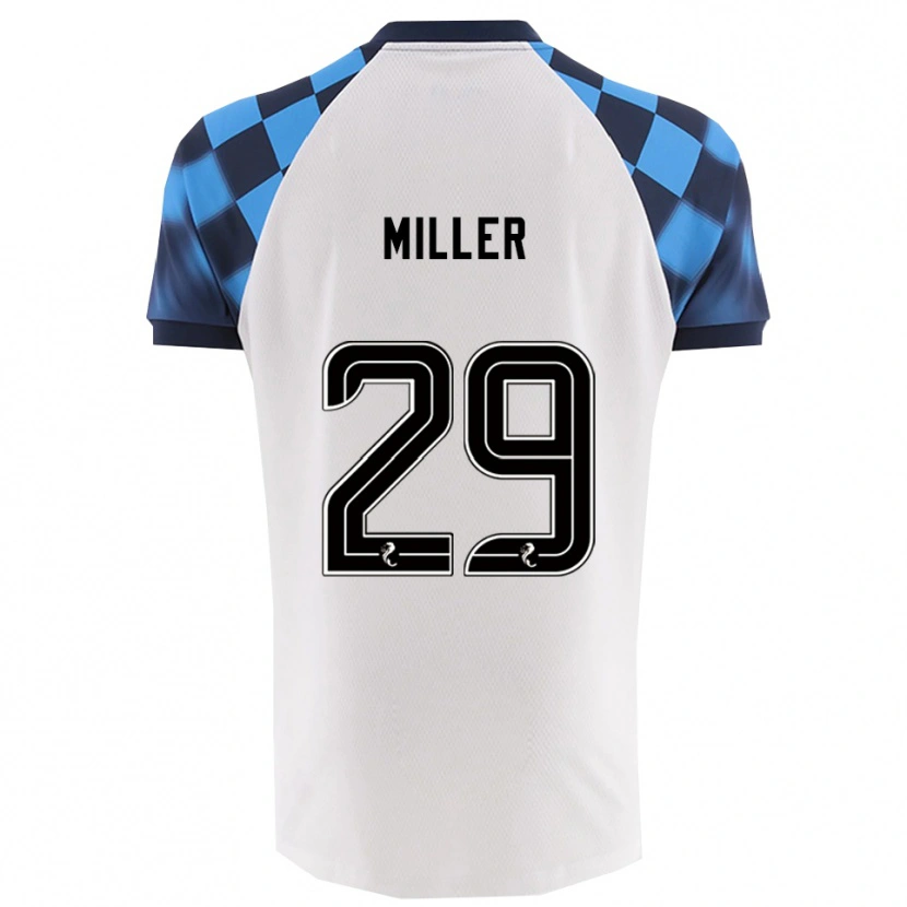 Danxen Criança Camisola Calvin Miller #29 Branco Azul Celeste Alternativa 2025/26 Camisa Brasil