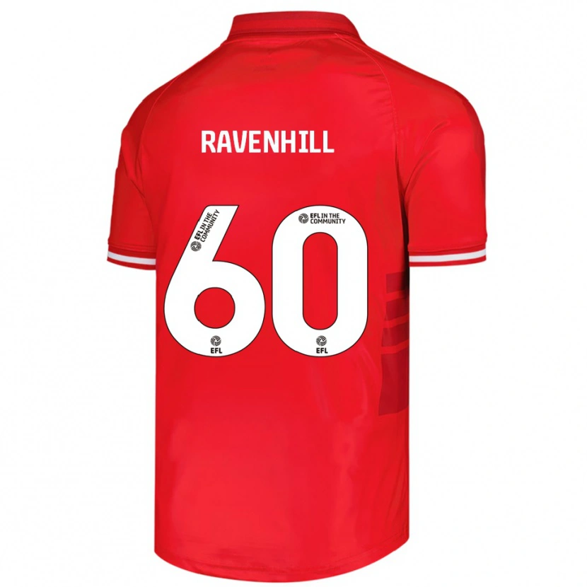 Danxen Homem Camisola Rogan Ravenhill #60 Vermelho Branco Principal 2025/26 Camisa Brasil