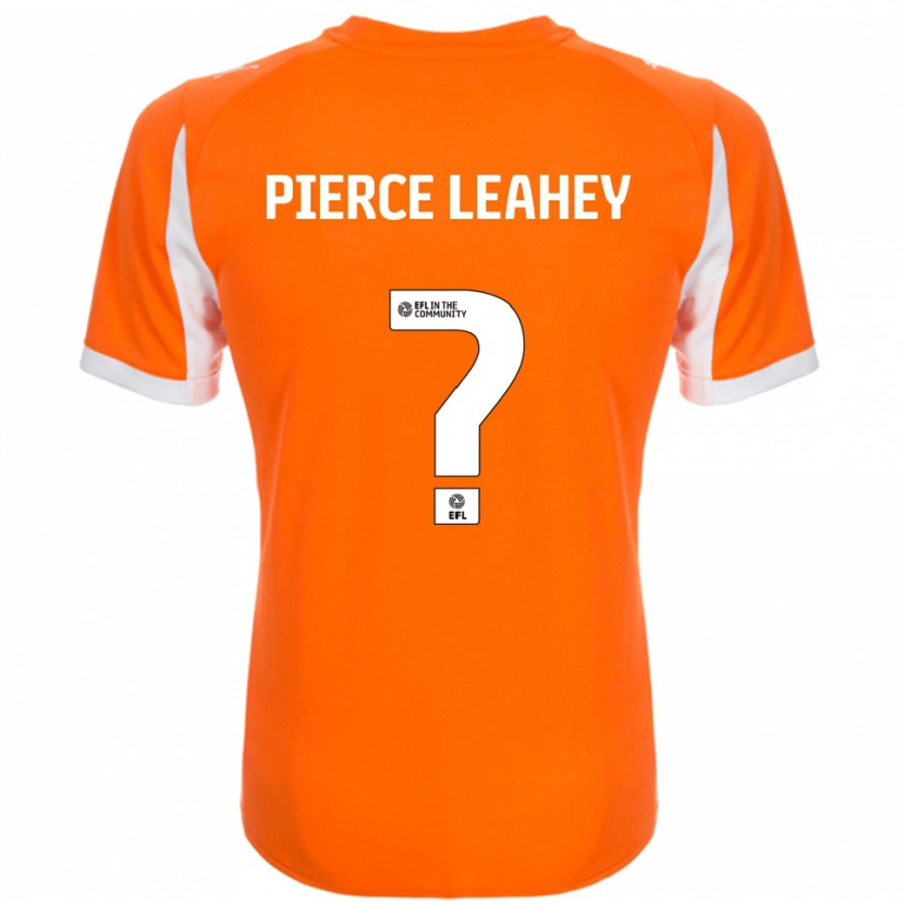 Danxen Homem Camisola Faye Pierce-Leahey #0 Laranja Branco Principal 2025/26 Camisa Brasil