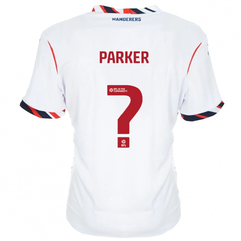 Danxen Homem Camisola Libbie Parker #0 Branco Vermelho Principal 2025/26 Camisa Brasil