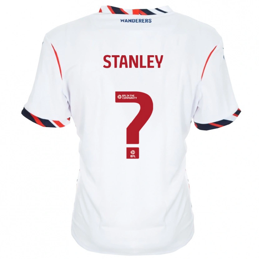 Danxen Homem Camisola Laila Stanley #0 Branco Vermelho Principal 2025/26 Camisa Brasil