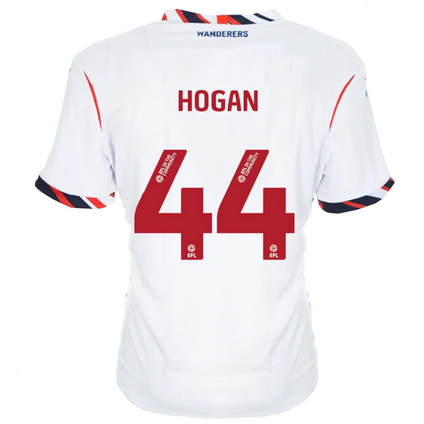 Danxen Homem Camisola Sean Hogan #44 Branco Vermelho Principal 2025/26 Camisa Brasil