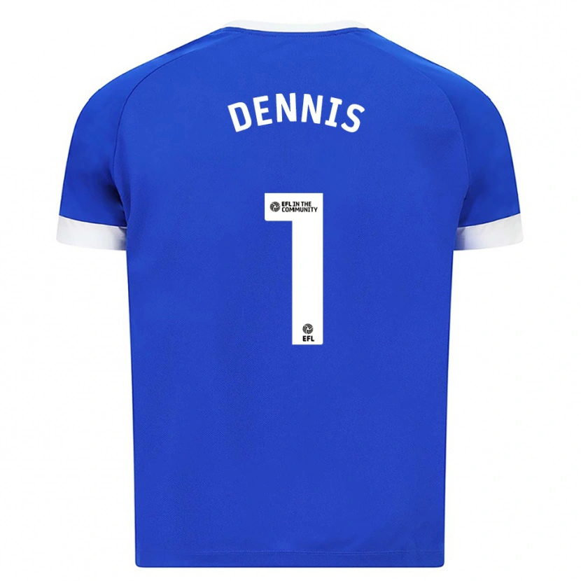 Danxen Homem Camisola Jake Dennis #1 Azul Branco Principal 2025/26 Camisa Brasil