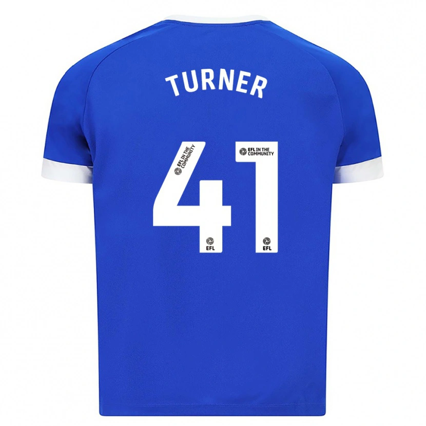Danxen Homem Camisola Matthew Turner #41 Azul Branco Principal 2025/26 Camisa Brasil
