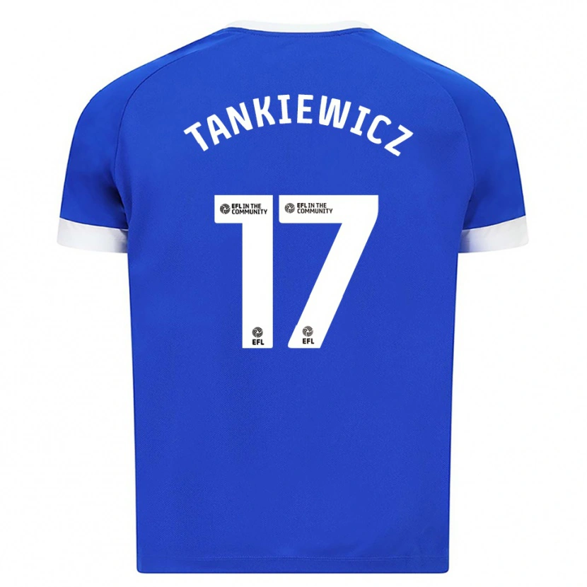 Danxen Homem Camisola Rob Tankiewicz #17 Azul Branco Principal 2025/26 Camisa Brasil