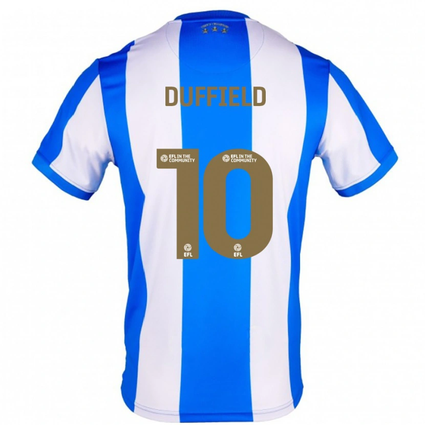 Danxen Homem Camisola Ella Duffield #10 Azul Branco Principal 2025/26 Camisa Brasil